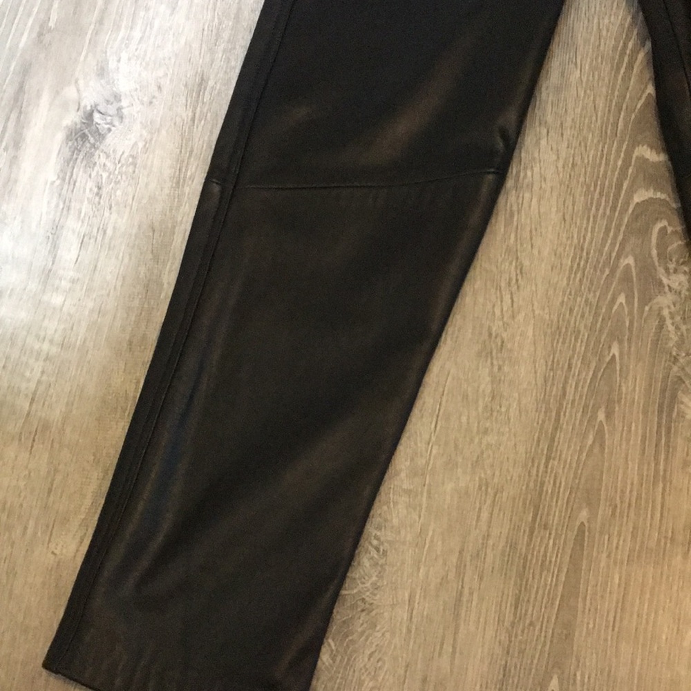 Vintage Arrow Leathercare Black Leather Pants - Picture 6 of 8